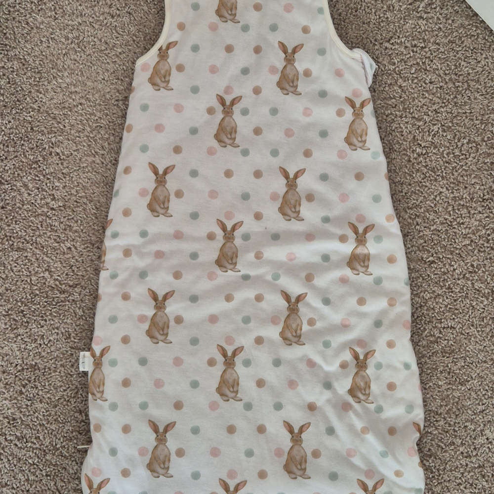 Adorable Bunny Print Kids Sleeping sack 1.5 tog 38 in (up to 24M)